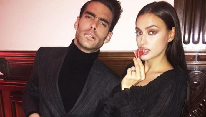 Irina Shayk embajadora del 20º aniversario de Intimissimi con Jon Kortajarena