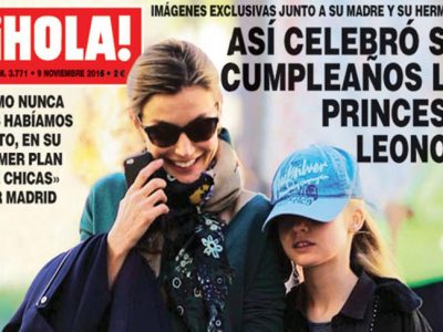 La Princesa Leonor celebra su cumpleaños con un día de chicas