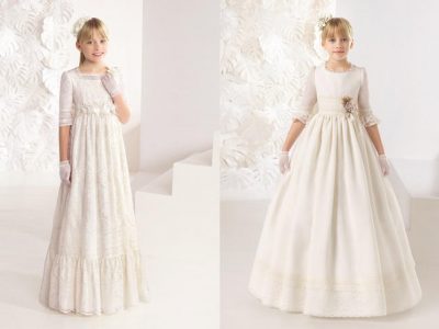 Vestidos de Comunión Rosa Clará 2017, catálogo completo