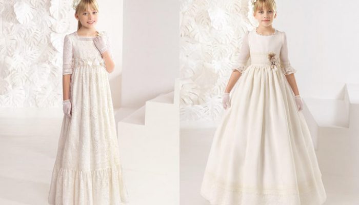 Vestidos de Comunión Rosa Clará 2017, catálogo completo