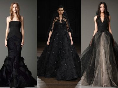 Vestidos de novia negros 2017, ¿te atreves con tu lado “dark”?