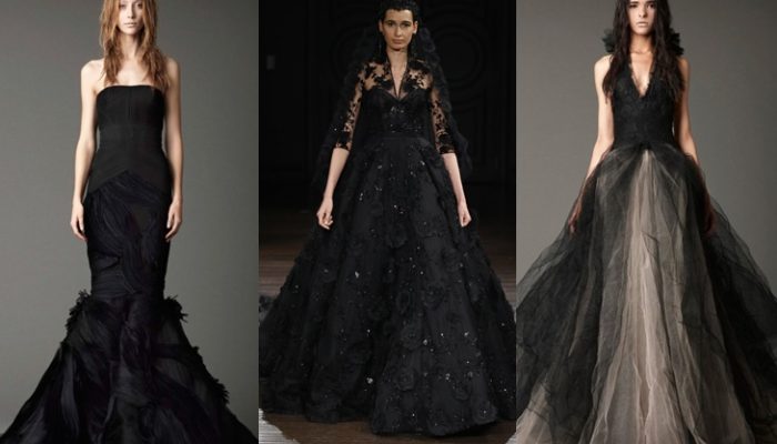 Vestidos de novia negros 2017, ¿te atreves con tu lado “dark”?