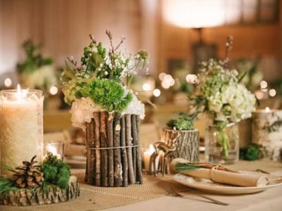Centros de mesa para bodas de madera, ¡ideas increíbles!