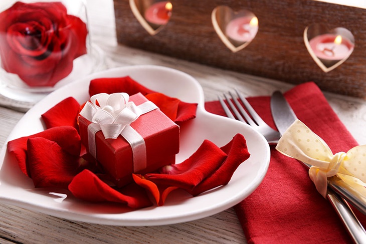 5 increíbles ideas de decoración de la mesa en San Valentín