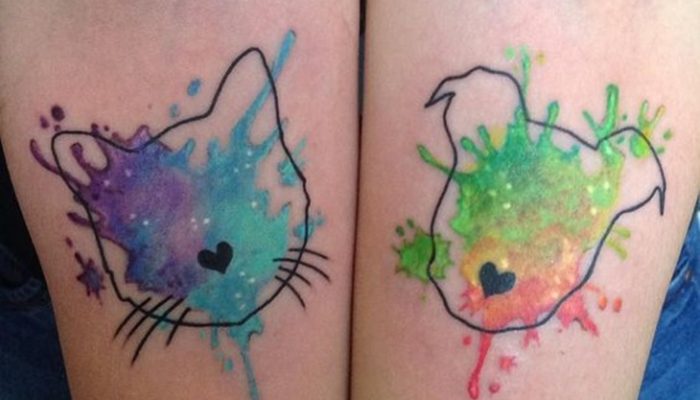 Tatuajes de perros y gatos, ideas para recordar