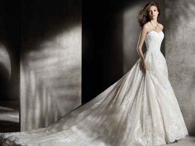 Vestidos de novia palabra de honor 2017, el escote ideal