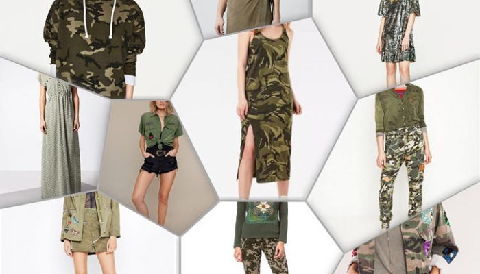 10 looks militares ideales para esta primavera 2017