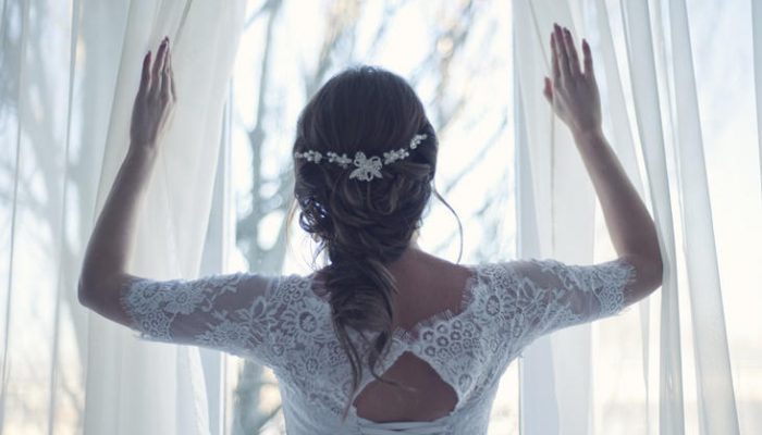 Peinados con coletas para novias, estilo casual y elegante