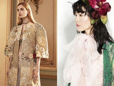 Vestidos de fiesta YolanCris otoño/invierno 2017, alta costura y aires orientales