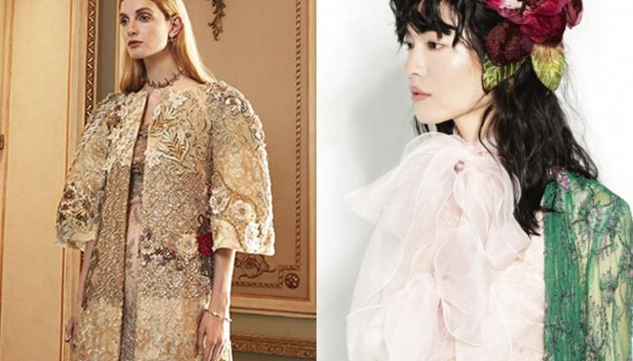 Vestidos de fiesta YolanCris otoño/invierno 2017, alta costura y aires orientales