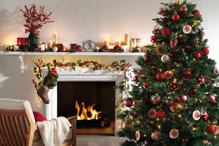 Decoración de chimeneas en Navidad, ilumina tu hogar