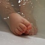 Ducha de calendula para bebé