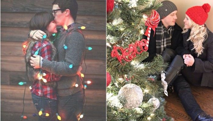 Fotos originales y románticas para hacerte en Navidad con tu pareja