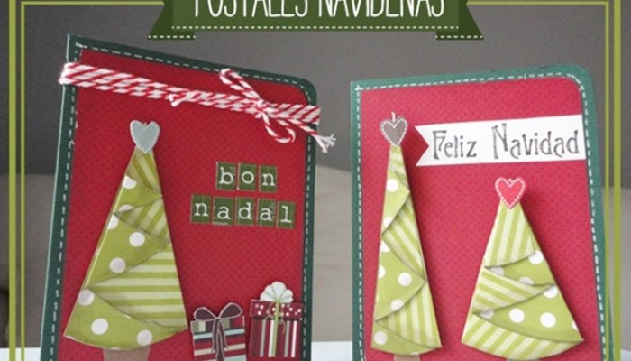 Felicitaciones de Navidad caseras: Ideas DIY